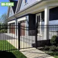 Spear Top Wrought Iron Fence Panel for Garden